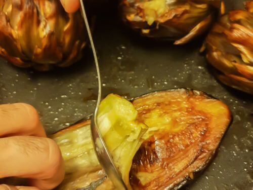 Baba-Ganoush-Eggplant-dip-preparation