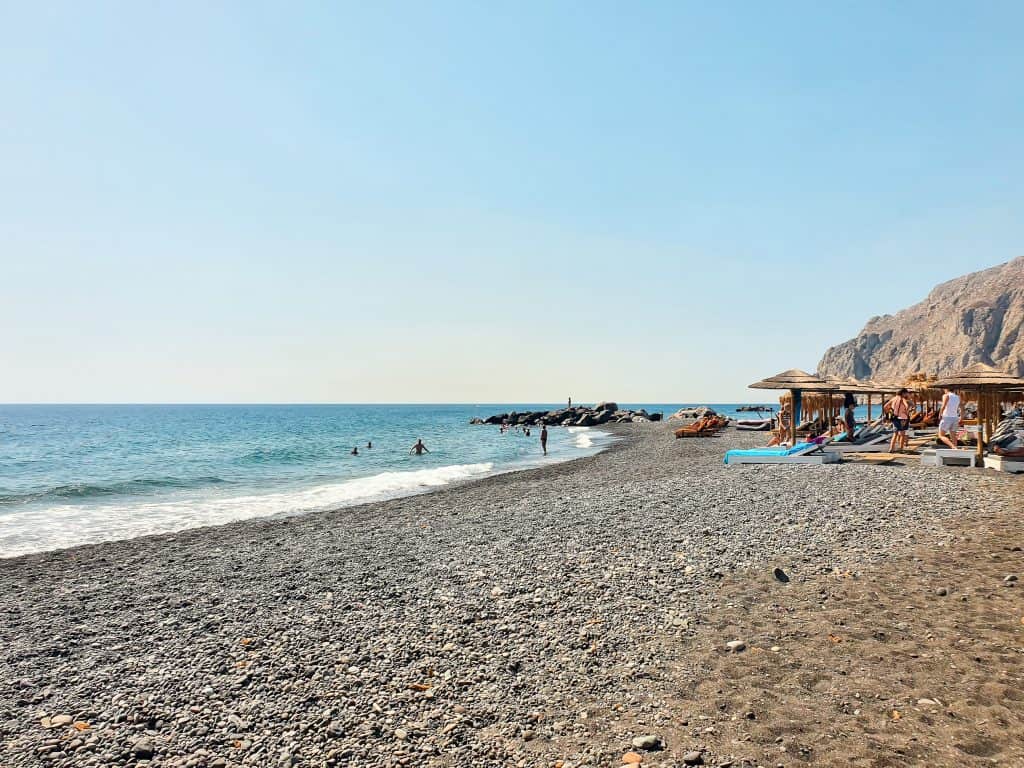 Best things to do in Santorini - Perivolos Beach